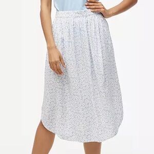 NWOT j crew Midi skirt with flounce hem